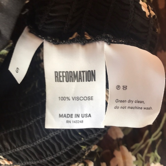 Reformation cropped long sleeve top - Picture 4 of 5